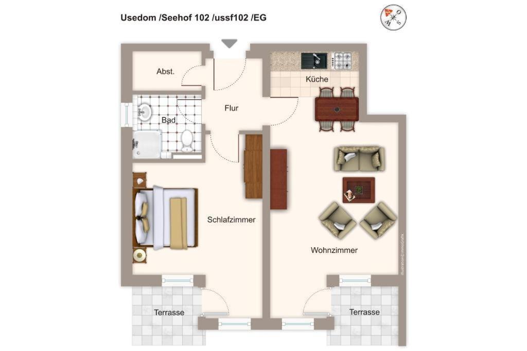 Seehof Seehof 102 塞巴特黑灵斯多夫 外观 照片